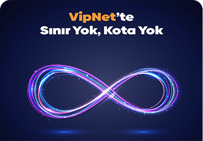 Vipnet’in yüksek performanslı internetini herkes kullanabilsin istedik!